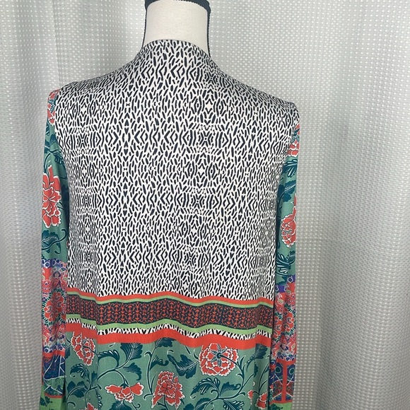 Soft Surroundings Daydreams Topper Kimono Floral Boho Festival Sz S - Picture 10 of 13